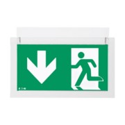 LED-Rettungszeichenleuchte RAL9003 IP42 30m CrystalWay 19522 AT 