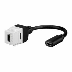 Buchse für Montageadapter KMK-USB-C 3.1 KP rw 