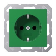 SCHUKO-Steckdose 16A 250V m.Berührungsschutz A 1520 BFKI GN 