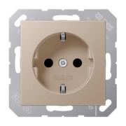 SCHUKO Steckdose 16A 250V, champagner A 1521 CH 