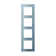 Glasrahmen 4-fach bl/gr waage/senkrecht AC 584 GL BLGR 