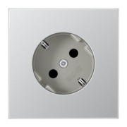 SCHUKO-Steckdose alu 16A 250V 45G AL 2520-45 