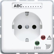 SCHUKO-Steckdose 16A 250V alpinweiß CD 521 NAUF WW 