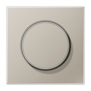 Abdeckung für Drehdimmer Serie LS, Edelstahl ES 1740 