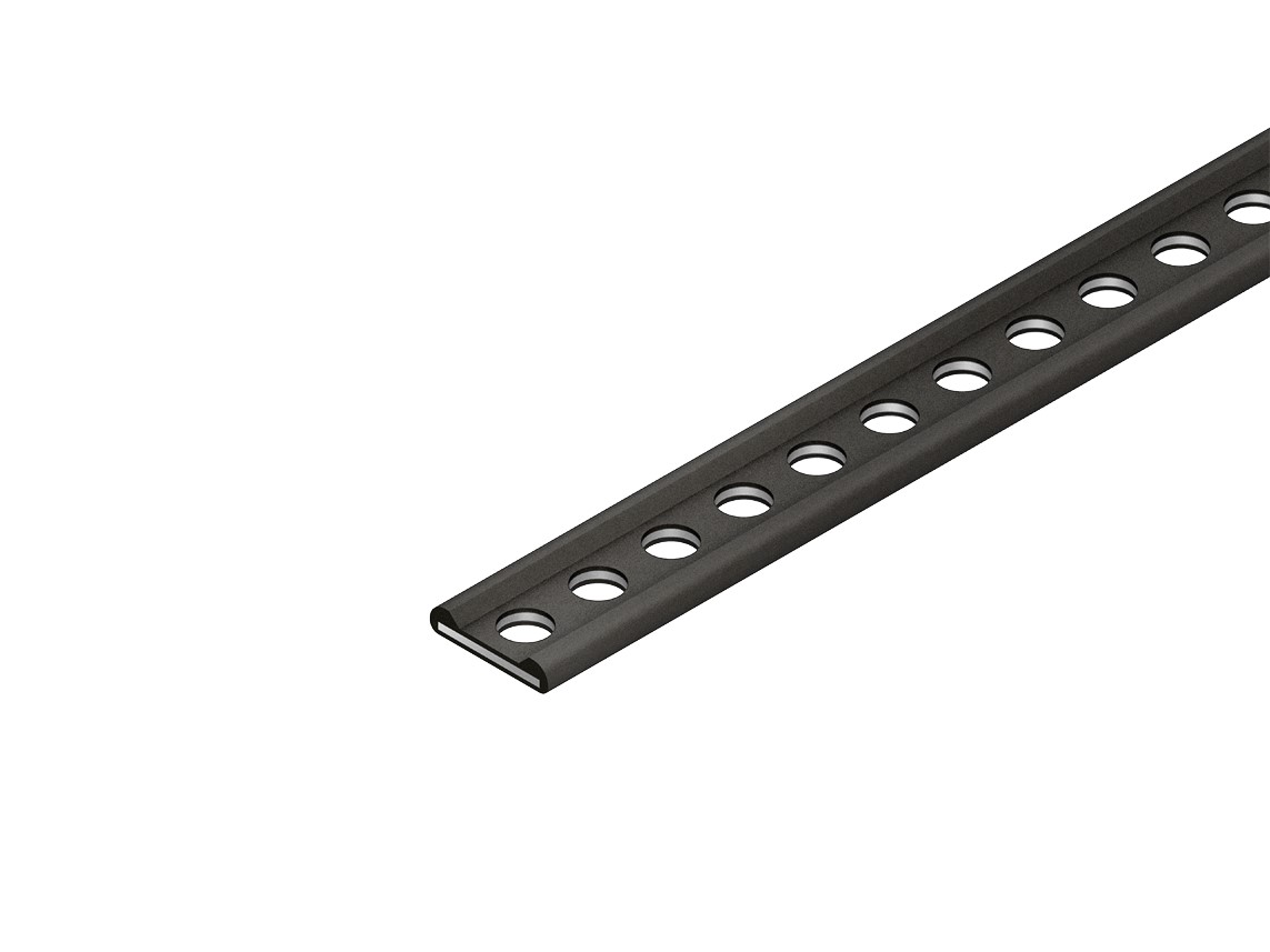 HKL Montageband 10m Rolle gelocht PVC isol. sw 1518/14 (VE10m) 