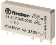 Steck/Printrel.24VDC 1W 6A Raster 5mm 34.51.7.024.0000 