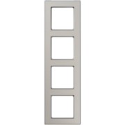 Rahmen 4-fach Metall titan-alu D 20.674.222.702 