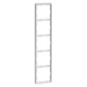 Rahmen 5-fach sw waage/senkrecht D 95.575.19 