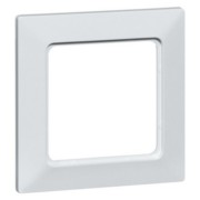 Abdeckplatte 1-fach ws für Einzelmontage D 80.671/100 W 