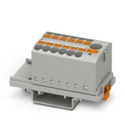 Verteilerblock 0,14-4qmm, grau PTFIX6/12X2,5-NS35GY 