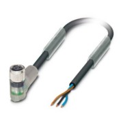 Sensor-Kabel, Buchse M8 gewinkelte,3p.,5m SAC3P5,0-PUR/M8FR-2L 