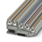 Initiatoren-/Aktorenklemme 0,14-1,5qmm, grau PTIO 1,5/S/4 