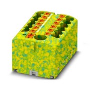 Verteilerblock PTFIX 6/12X2,5 GNYE 