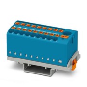 Verteilerblock 0,14-4qmm, blau PTFIX6/18X2,5-NS35BU 