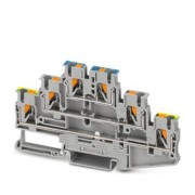 Schutzleiter-Reihenklemme 5,2 mm, grau PT 2,5-PE/L/N 
