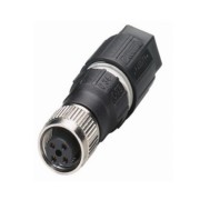 Sensor-Aktor-Stecker 4p.,M12-Buchse ger. SACCM12FS-4QO-0,75-M 