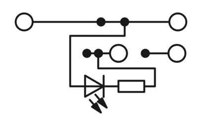Initiatoren-/Aktorenklemme 0,14-1,5qmm, grau PTIO1,5/S/3-LED 24RD 