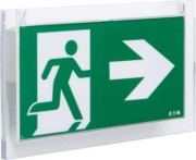 LED-Rettungszeichenleuchte RAL9003 IP42 30m CrystalWay 19522 AT 