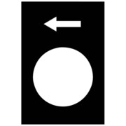 Symbolschild sw ZB2BY2904 