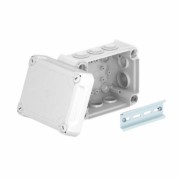 Kabelabzweigkasten lichtgrau, m. Deckel T 100 HD LGR 