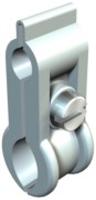 ISO-Spanndrahtschelle grau 4024 16-23 