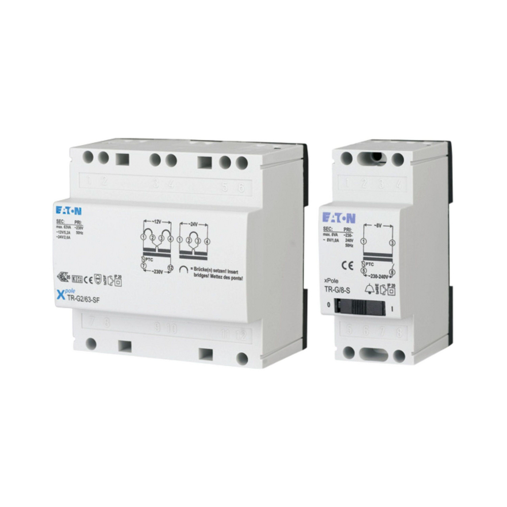 Eaton Klingeltransformator 4-8-12V/2A TR-G3/18 