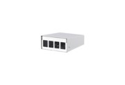 Keystone AP-Gehäuse 4 Port rws RAL9010 130861-0402KE 