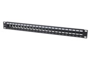 Patchpanel Keystone 24x schwarz leer 130926-0029KE 