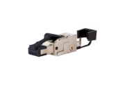 RJ45 Stecker Cat.6A Kabelzuführ.180 Grad 130E405032-E 