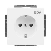 Schuko-Steckdose dav/sws mit Aufdruck EDV 20 EUCKS/DV-84 
