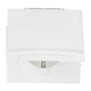 Schuko-Steckdoseneinsatz IP44 alpinweiß 20 EUGK-34-101 