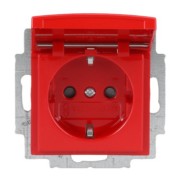 SCHUKO Steckdosen-Einsatz rot 20 EUKB-917 