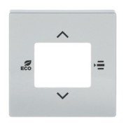 Zentralscheibe alu/si KNX Tasterankopplung 6109/03-83 
