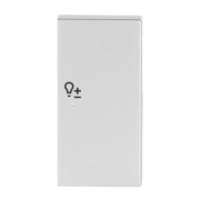 Wippe 2-f re Symbol Dimmer alusilber 6234-22-83 
