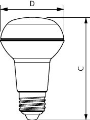Philips Lighting LED-Reflektorlampe R63 E27 CoreProLED #81181800 