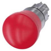 Not-Halt-Pilzdrucktaster 22mm, rund, rot 3SU1050-1HA20-0AA0 