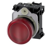 Leuchtmelder rot, Linse, glatt 3SU1102-6AA20-1AA0 