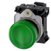 Leuchtmelder grün, Linse, glatt 3SU1102-6AA40-3AA0 