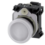 Leuchtmelder weiß, Linse, glatt 3SU1102-6AA60-3AA0 