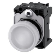 Leuchtmelder weiß, Linse, glatt 3SU1156-6AA60-1AA0 