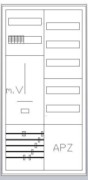 Komplett-Schrank EFH/3Pkt. 1Z 1V 1APZ HLAK S27ZA110 
