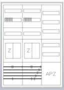 Zählerschrank eHZ 2Z 2R 1V1APZ S37EA322 