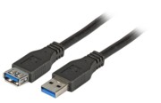 USB-Verlängerung A-A 3,0m USB 3.0 schwarz K5237.3 
