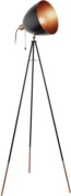 Stehleuchte E27 1X60W sw-cu 49386 