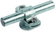 Stangenhalter m.Abdeckbund f. Rd 16mm m.M8 SHZS16M8V2A 