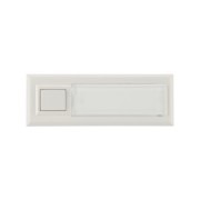 Klingeltaster AP 1fach 32x90x18mm,ws,o.bel. ETA 2122 