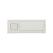 Klingeltaster AP 1fach 32x90x18mm,ws,bel. ETA 2132A 