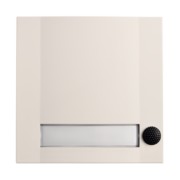 Klingeltaster 1fach 90x90x18,5mm, ws/sw DOMOLUX 