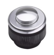 Klingeltaster rund 11,5mm Knopf alu, Hülse alu PROTACT 310 AL 