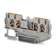 Durchgangsreihenklemme 0,14-4qmm, 5,2mm, gr PT 2,5-QUATTRO 